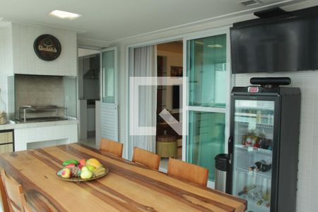 Varanda da Sala de apartamento para alugar com 3 quartos, 150m² em Aparecida, Santos