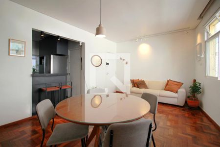 Sala de apartamento à venda com 2 quartos, 80m² em São Lucas, Belo Horizonte