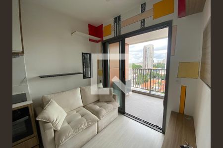 Sala de kitnet/studio para alugar com 1 quarto, 28m² em Chácara Santo Antônio (zona Sul), São Paulo
