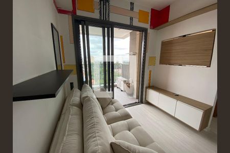 Sala de kitnet/studio para alugar com 1 quarto, 28m² em Chácara Santo Antônio (zona Sul), São Paulo