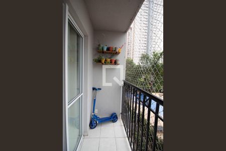 Varanda da Sala de apartamento para alugar com 2 quartos, 50m² em Vila Augusta, Guarulhos