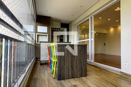 Varanda da Sala  de apartamento à venda com 3 quartos, 116m² em Baeta Neves, São Bernardo do Campo