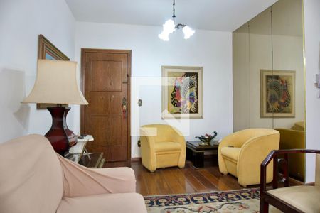Sala  de apartamento à venda com 3 quartos, 125m² em Funcionários, Belo Horizonte