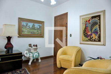 Sala  de apartamento à venda com 3 quartos, 125m² em Funcionários, Belo Horizonte