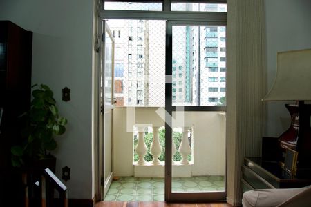 Varanda da Sala de apartamento à venda com 3 quartos, 125m² em Funcionários, Belo Horizonte