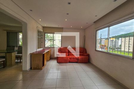 Sala de apartamento para alugar com 3 quartos, 110m² em Loteamento Joao Batista Juliao, Guarujá