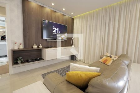 Sala de apartamento à venda com 2 quartos, 92m² em Jardim, Santo André