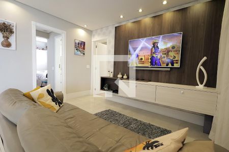 Sala de apartamento à venda com 2 quartos, 92m² em Jardim, Santo André