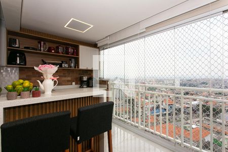 Varanda gourmet de apartamento à venda com 2 quartos, 58m² em Penha de França, São Paulo