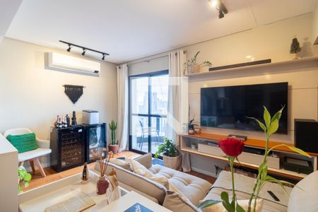 Sala de apartamento à venda com 2 quartos, 90m² em Moema, São Paulo