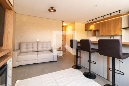 Sala/Cozinha de apartamento para alugar com 2 quartos, 56m² em Bacacheri, Curitiba