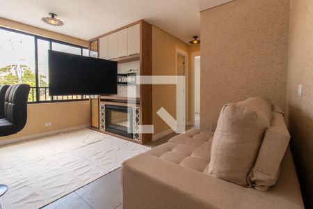 Sala/Cozinha de apartamento para alugar com 2 quartos, 56m² em Bacacheri, Curitiba