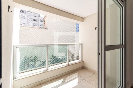 Varanda da Sala de apartamento para alugar com 1 quarto, 40m² em Higienópolis, São Paulo