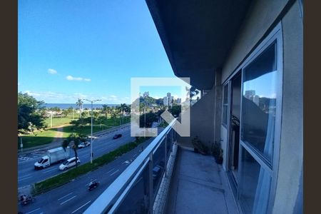 Varanda da Sala de apartamento para alugar com 2 quartos, 100m² em Itararé, São Vicente