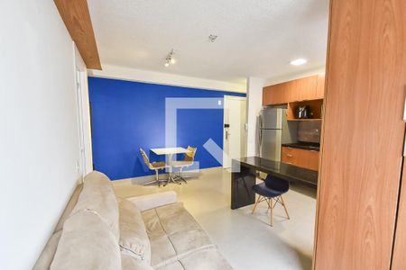 Sala de apartamento para alugar com 1 quarto, 36m² em Liberdade, São Paulo