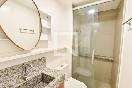 Banheiro de apartamento para alugar com 1 quarto, 36m² em Liberdade, São Paulo