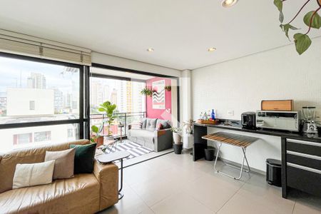 Sala de apartamento para alugar com 2 quartos, 70m² em Perdizes, São Paulo