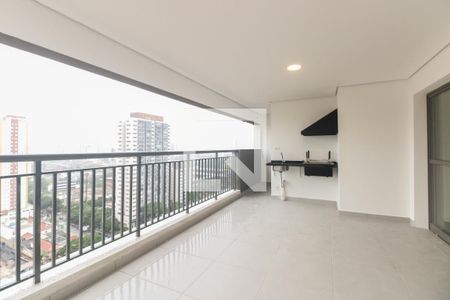 Varanda Gourmet  de apartamento à venda com 3 quartos, 120m² em Vila Zilda, São Paulo