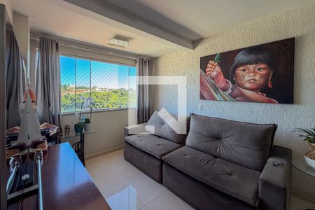 Sala de apartamento à venda com 2 quartos, 75m² em Castelo, Belo Horizonte