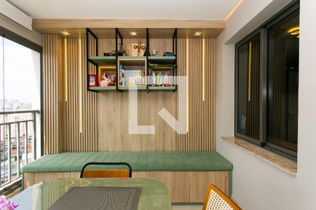 Varanda gourmet de apartamento à venda com 3 quartos, 125m² em São Paulo, São Paulo