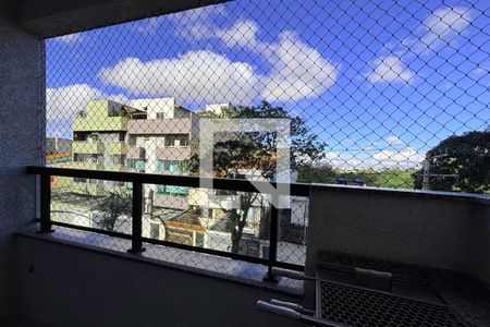 Varanda da Sala de apartamento à venda com 2 quartos, 58m² em Baeta Neves, São Bernardo do Campo