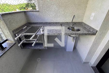 Varanda da Sala de apartamento à venda com 2 quartos, 58m² em Baeta Neves, São Bernardo do Campo