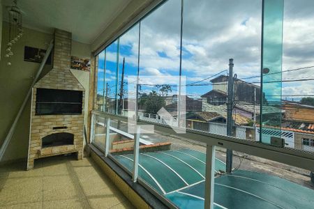 varanda  de casa para alugar com 3 quartos, 83m² em Parque Estuario (vicente de Carvalho), Guarujá