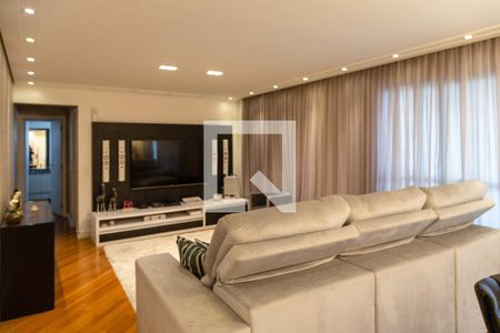 Sala de apartamento para alugar com 3 quartos, 128m² em Vila Leonor, Guarulhos