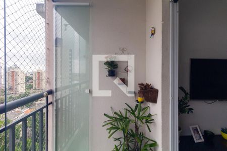 Varanda da Sala de apartamento para alugar com 2 quartos, 55m² em Vila Ivone, São Paulo