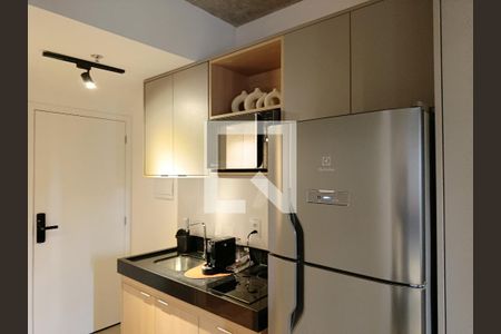 Estúdio - Cozinha de kitnet/studio para alugar com 1 quarto, 22m² em Cerqueira César, São Paulo