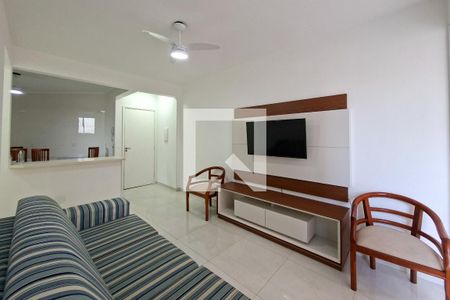 Sala de apartamento para alugar com 1 quarto, 65m² em Guilhermina, Praia Grande