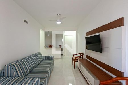 Sala de apartamento para alugar com 1 quarto, 65m² em Guilhermina, Praia Grande