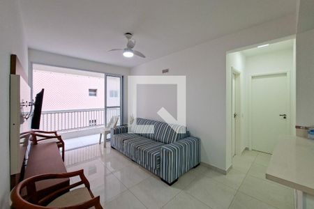 Sala de apartamento para alugar com 1 quarto, 65m² em Guilhermina, Praia Grande