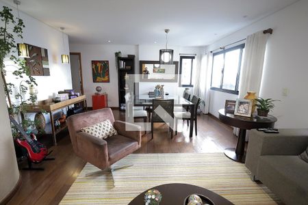 Sala e Sala de Jantar de apartamento à venda com 3 quartos, 136m² em Jardim, Santo André