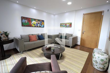 Sala e Sala de Jantar de apartamento à venda com 3 quartos, 136m² em Jardim, Santo André