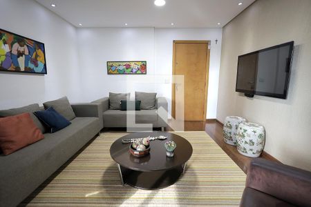 Sala e Sala de Jantar de apartamento à venda com 3 quartos, 136m² em Jardim, Santo André