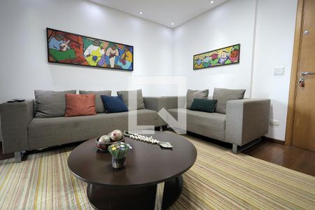 Sala e Sala de Jantar de apartamento à venda com 3 quartos, 136m² em Jardim, Santo André