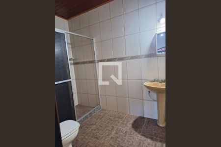 Banheiro de kitnet/studio para alugar com 1 quarto, 22m² em Tijuca, Rio de Janeiro