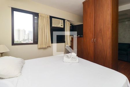 Quarto de apartamento à venda com 1 quarto, 33m² em Brooklin, São Paulo