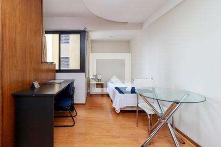 Sala de apartamento à venda com 1 quarto, 34m² em Brooklin, São Paulo