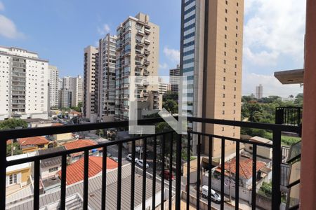 Sacada da Sala de apartamento para alugar com 1 quarto, 39m² em Jardim, Santo André