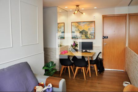 Detalhe - Sala e Sala de Jantar de apartamento à venda com 2 quartos, 46m² em Jardim Iris, São Paulo