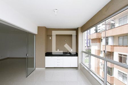 Varanda da Sala de apartamento à venda com 4 quartos, 133m² em Buritis, Belo Horizonte