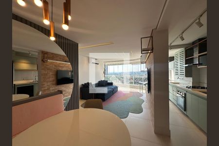 Sala de apartamento à venda com 2 quartos, 89m² em Empresarial 18 do Forte, Barueri