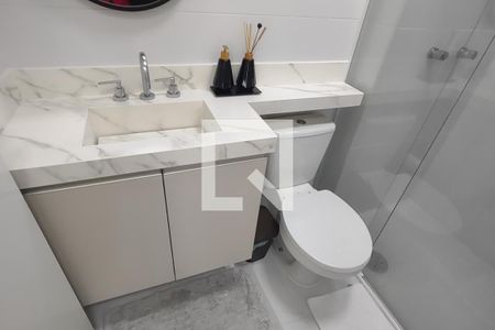Banheiro de apartamento à venda com 1 quarto, 44m² em Santa Paula, São Caetano do Sul