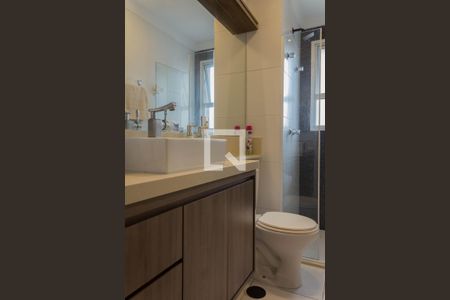 Banheiro da Suíte 1 de apartamento à venda com 2 quartos, 60m² em Independência, São Bernardo do Campo