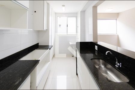 Cozinha de apartamento à venda com 2 quartos, 52m² em Cinquentenario, Belo Horizonte