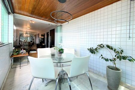 Varanda da Sala de apartamento à venda com 4 quartos, 165m² em Buritis, Belo Horizonte