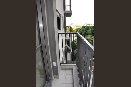 Detalhe - Varanda da Sala e Sala de Jantar de apartamento para alugar com 2 quartos, 44m² em Vila Albertina, São Paulo