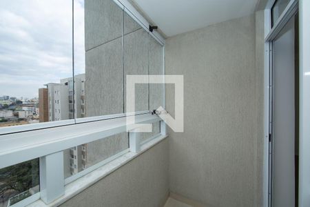 Varanda da sala de apartamento à venda com 2 quartos, 58m² em Nova Suíça, Belo Horizonte